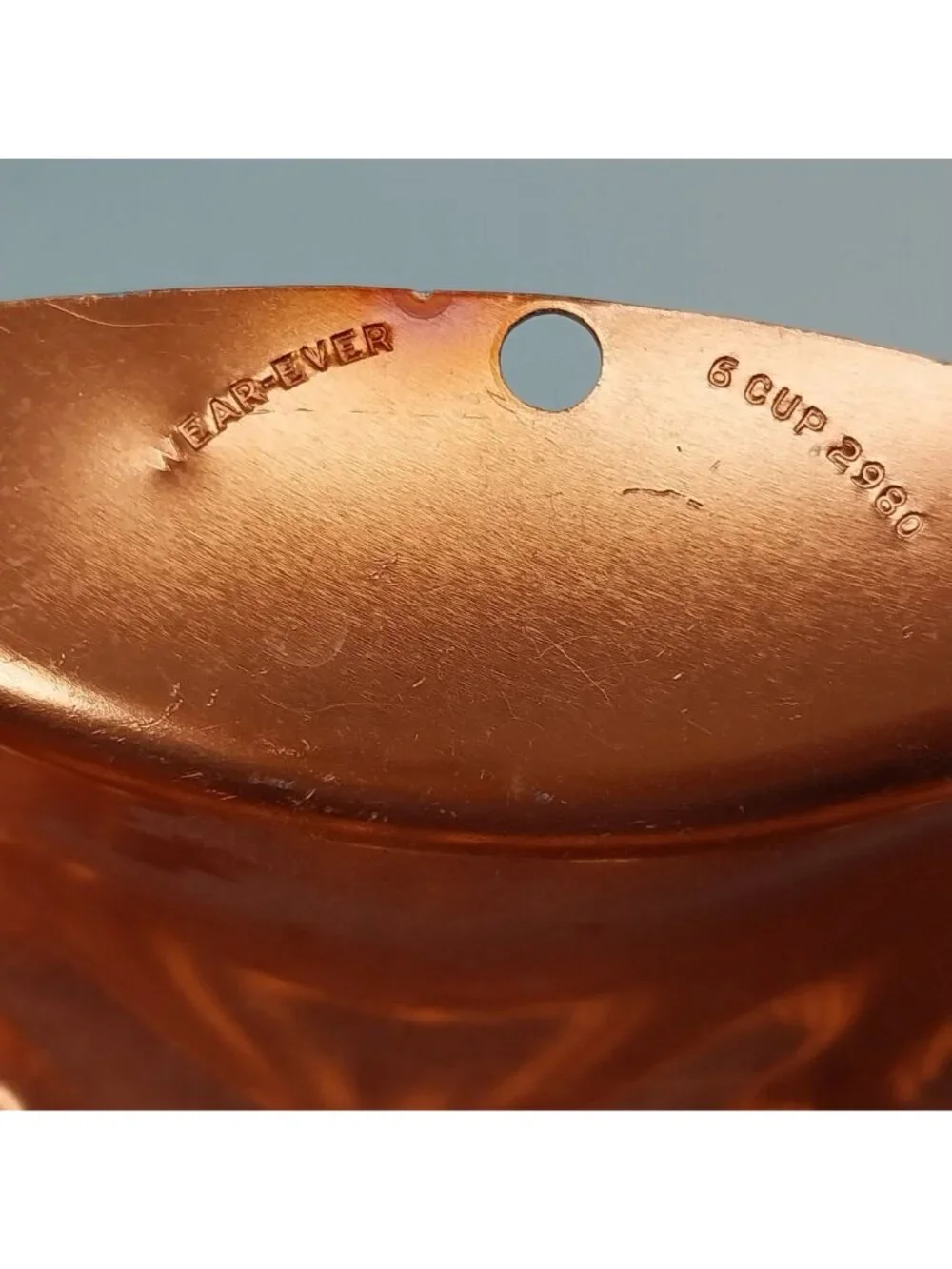 Wear-Ever 6-Cup Copper Seashell Mold Vintage